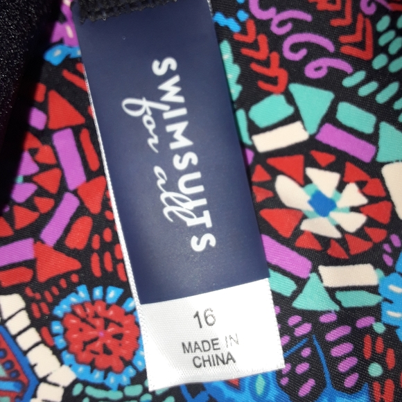 Swimsuits for All tankini 16 NWT - Picture 3 of 3